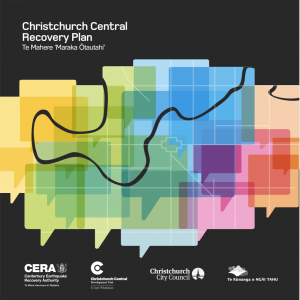 Christchurch Central Recovery Plan