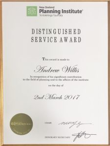 NZPI - Distinguished Service Award - 2017